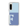 Slim Protection Case［ Original - initial two tone - F blue ］