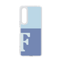 Slim Protection Case［ Original - initial two tone - F blue ］