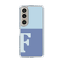 Slim Protection Case［ Original - initial two tone - F blue ］