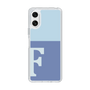 Slim Protection Case［ Original - initial two tone - F blue ］