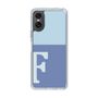 Slim Protection Case［ Original - initial two tone - F blue ］
