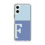 Slim Protection Case［ Original - initial two tone - F blue ］