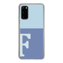Slim Protection Case［ Original - initial two tone - F blue ］