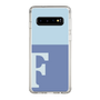 Slim Protection Case［ Original - initial two tone - F blue ］