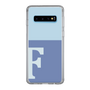 Slim Protection Case［ Original - initial two tone - F blue ］