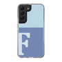 Slim Protection Case［ Original - initial two tone - F blue ］