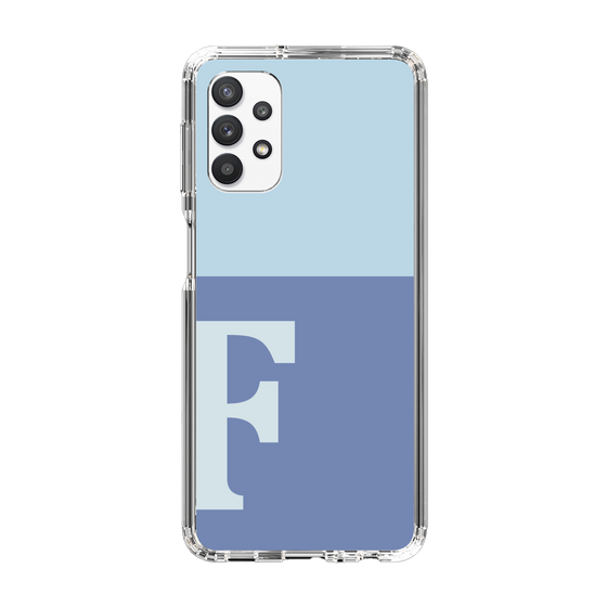 Slim Protection Case［ Original - initial two tone - F blue ］