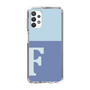 Slim Protection Case［ Original - initial two tone - F blue ］