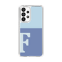 Slim Protection Case［ Original - initial two tone - F blue ］