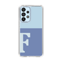 Slim Protection Case［ Original - initial two tone - F blue ］