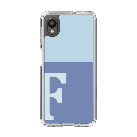 Slim Protection Case［ Original - initial two tone - F blue ］