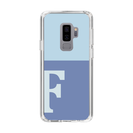 Slim Protection Case［ Original - initial two tone - F blue ］