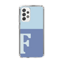 Slim Protection Case［ Original - initial two tone - F blue ］
