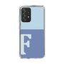 Slim Protection Case［ Original - initial two tone - F blue ］