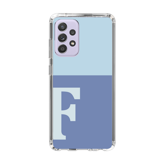 Slim Protection Case［ Original - initial two tone - F blue ］