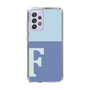 Slim Protection Case［ Original - initial two tone - F blue ］