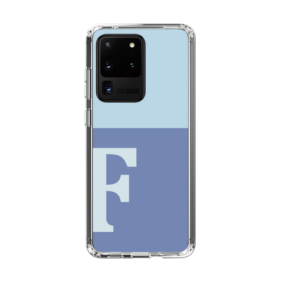 Slim Protection Case［ Original - initial two tone - F blue ］