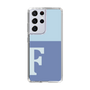 Slim Protection Case［ Original - initial two tone - F blue ］