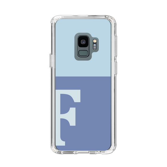 Slim Protection Case［ Original - initial two tone - F blue ］