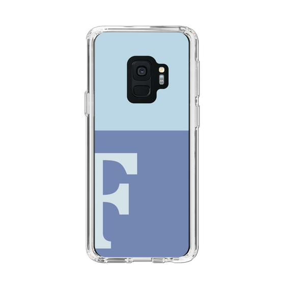 Slim Protection Case［ Original - initial two tone - F blue ］