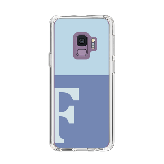 Slim Protection Case［ Original - initial two tone - F blue ］