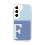Slim Protection Case［ Original - initial two tone - F blue ］