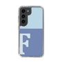 Slim Protection Case［ Original - initial two tone - F blue ］