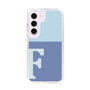 Slim Protection Case［ Original - initial two tone - F blue ］