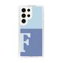 Slim Protection Case［ Original - initial two tone - F blue ］
