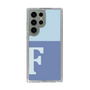 Slim Protection Case［ Original - initial two tone - F blue ］