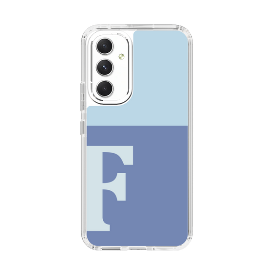 Slim Protection Case［ Original - initial two tone - F blue ］