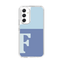 Slim Protection Case［ Original - initial two tone - F blue ］