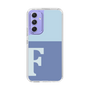 Slim Protection Case［ Original - initial two tone - F blue ］