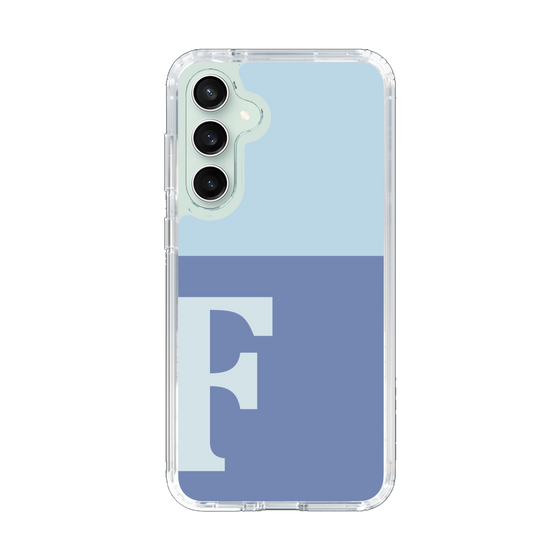 Slim Protection Case［ Original - initial two tone - F blue ］