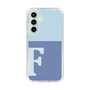 Slim Protection Case［ Original - initial two tone - F blue ］