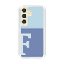 Slim Protection Case［ Original - initial two tone - F blue ］