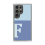 Slim Protection Case［ Original - initial two tone - F blue ］