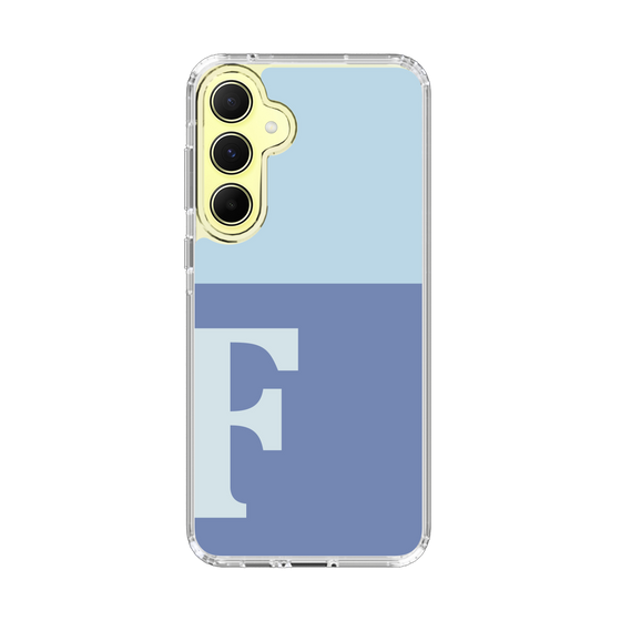 Slim Protection Case［ オリジナル - initial two tone - F blue ］
