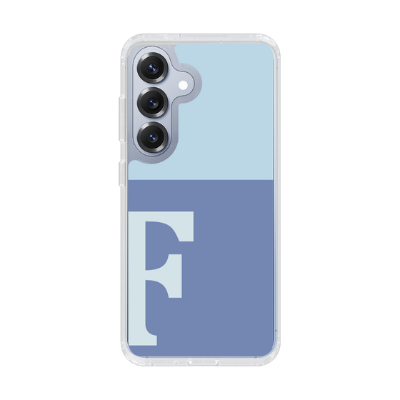 Slim Protection Case［ Original - initial two tone - F blue ］