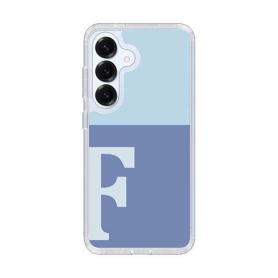 Slim Protection Case［ Original - initial two tone - F blue ］