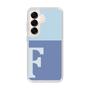 Slim Protection Case［ Original - initial two tone - F blue ］