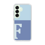 Slim Protection Case［ Original - initial two tone - F blue ］