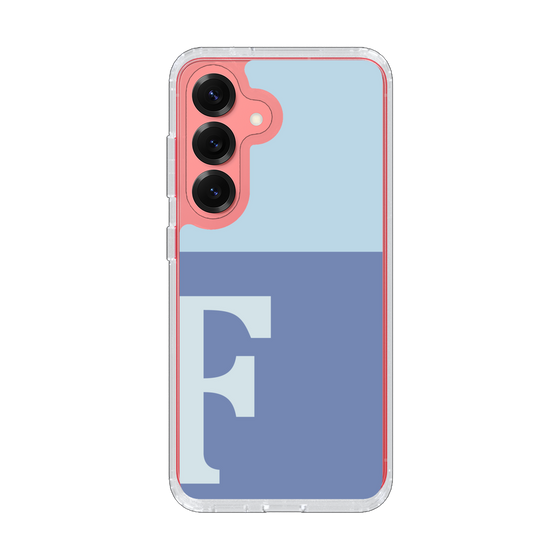Slim Protection Case［ Original - initial two tone - F blue ］