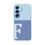 Slim Protection Case［ Original - initial two tone - F blue ］