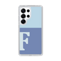 Slim Protection Case［ Original - initial two tone - F blue ］