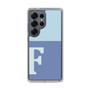 Slim Protection Case［ Original - initial two tone - F blue ］