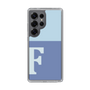 Slim Protection Case［ Original - initial two tone - F blue ］