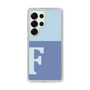 Slim Protection Case［ Original - initial two tone - F blue ］