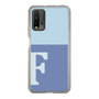 Slim Protection Case［ Original - initial two tone - F blue ］