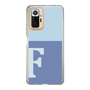 Slim Protection Case［ Original - initial two tone - F blue ］